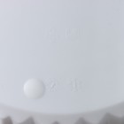 Кашпо для цветов со вставкой «Волна», 8 л, d=25 см, h=21.5 см, белый - Фото 5