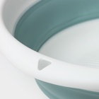 Таз складной «Флекс», 10 л, 39.5×40×5.5 см, морская волна - Фото 5