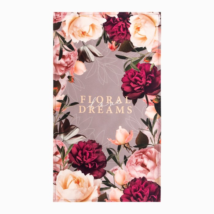 Полотенце "Этель" Floral dreams 40х73 см, 100% хл, саржа 190 г/м2 - фото 1885543608