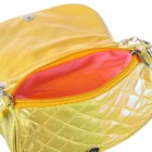 Сумка детская на клапане, 6х12х16 см,  регулируемый ремень, желтый МИКС - фото 21975186