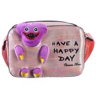 Сумка детская на молнии, 6х11х13 см, регулируемый ремень, розовый МИКС - фото 21975219