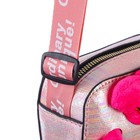 Сумка детская на молнии, 6х11х13 см, регулируемый ремень, розовый МИКС - фото 21975222