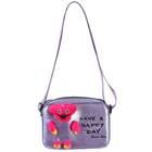 Сумка детская на молнии, 6×11×13 см, регулируемый ремень, фиолетовый, МИКС - фото 21975236 Сумка детская на молнии, 6×11×13 см, регулируемый ремень, фиолетовый, МИКС - фото 21975236