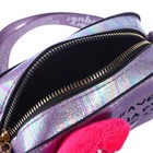Сумка детская на молнии, 6×11×13 см, регулируемый ремень, фиолетовый, МИКС - фото 24524274 Сумка детская на молнии, 6×11×13 см, регулируемый ремень, фиолетовый, МИКС - фото 24524274