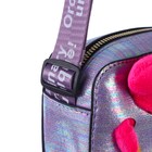 Сумка детская на молнии, 6×11×13 см, регулируемый ремень, фиолетовый, МИКС - фото 21975234 Сумка детская на молнии, 6×11×13 см, регулируемый ремень, фиолетовый, МИКС - фото 21975234