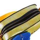 Сумка детская на молнии, 6х11х13 см, регулируемый ремень, жёлтый МИКС - фото 24524275