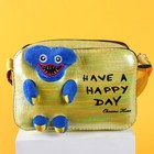 Сумка детская на молнии, 6х11х13 см, регулируемый ремень, жёлтый МИКС - фото 21975240