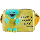 Сумка детская на молнии, 6х11х13 см, регулируемый ремень, жёлтый МИКС - фото 21975242