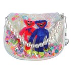 Сумка детская на клапане, 6х12х16 см,  регулируемый ремень, белый МИКС - фото 21975284