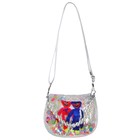 Сумка детская на клапане, 6х12х16 см,  регулируемый ремень, белый МИКС - фото 21975279