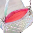 Сумка детская на клапане, 6х12х16 см,  регулируемый ремень, белый МИКС - фото 24524279