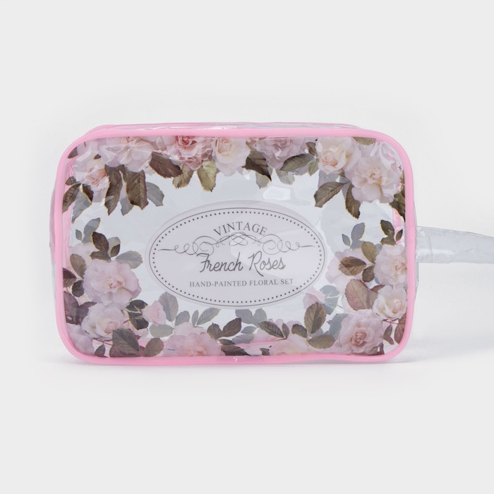 Косметичка на молнии, цвет розовый 32797