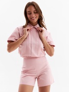 Костюм женский (рубашка, шорты) MINAKU: Enjoy цвет розовый, размер 48 - Фото 2