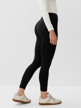 Легинсы спортивные женские MINAKU: SPORTLY, чёрные, размер 42 9365243