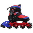 Коньки детские раздвижные Snow Cat, с роликовой платформой, р. 30-33, уценка - Фото 14