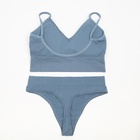 Комплект нижнего белья женский (топ, трусы) Collorista, синий, размер 42-44 - Фото 11