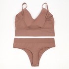 Комплект нижнего белья женский (топ, трусы) Collorista, цвет кофе, размер 42-44 - Фото 11