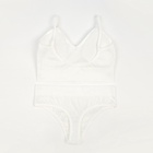 Комплект нижнего белья женский (топ, трусы) Collorista, белый, размер 42-44 - Фото 11