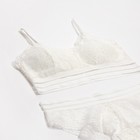 Комплект женский (топ, трусы) цвет белый, размер 42-44 - фото 808897793