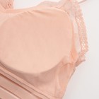 Комплект женский (топ, трусы) цвет бежевый, размер 42-44 - Фото 4