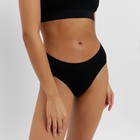 Комплект женский (топ, трусы) цвет чёрный, размер 42-44 9424460