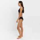 Комплект женский (топ, трусы) цвет чёрный, размер 42-44 9424461