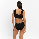 Комплект женский (топ, трусы) цвет чёрный, размер 42-44 9424461