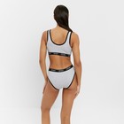 Комплект женский (топ, трусы) цвет серый, размер 42-44 9424463