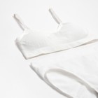 Комплект женский (топ, трусы) цвет белый, размер 42-44 - Фото 8