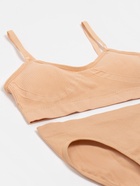 Комплект женский (топ, трусы) цвет бежевый, размер 42-44 - Фото 11