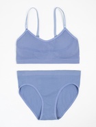 Комплект нижнего белья женский (топ, трусы) Collorista, серо-голубой, размер 42-44 - Фото 5