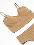 Комплект нижнего белья женский (топ, трусы) Collorista, песочный, размер 42-44 - Фото 10