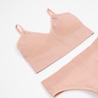 Комплект нижнего белья женский (топ, трусы) Collorista, цвет пудра, размер 42-44 - Фото 10