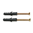 Дюбель-гвоздь "ТУНДРА", распорный, тип S, полипропиленовый, без манжеты, 8х40 мм, 8 шт - фото 21976115