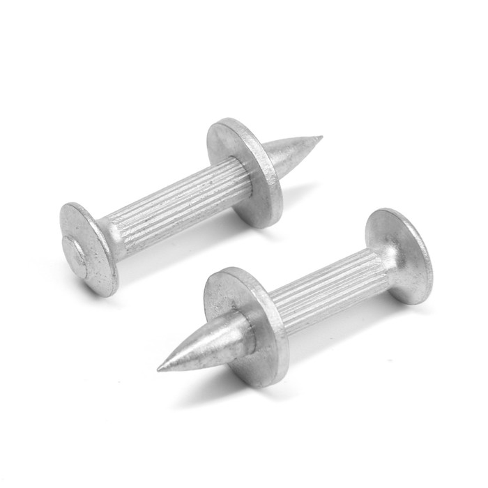 Дюбель-гвоздь «ТУНДРА», гвоздевой, для монтажного пистолета, оцинкованный, 4.5×30 мм, 0.5 кг - Фото 1