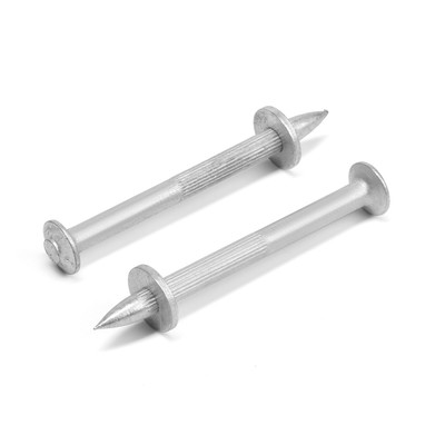 Дюбель-гвоздь «ТУНДРА», гвоздевой, для монтажного пистолета, оцинкованный, 4.5×60 мм, 0.5 кг