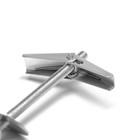 Анкер "ТУНДРА", потолочный, складной, пружинный, с крюком, белый цинк, М4 - Фото 4