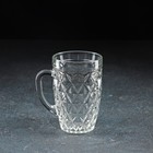 Кружка «Капучино», 400 мл, стекло, рельеф МИКС - Фото 2