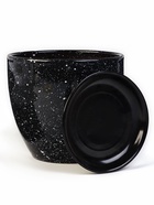 Горшок для цветов «Гранит», 2.5 л, d=19 см, h=18 см, керамика, с поддоном, чёрный - Фото 3