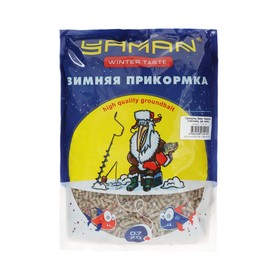 Прикормка Yaman Winter Taste гранулы 3 мм, Карась, зимняя, чеснок, МИКС, 700 г