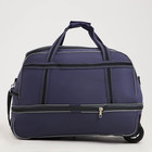 Сумка дорожная на колёсах, отдел на молнии, с увеличением, наружный карман, цвет зелёный - фото 21976817