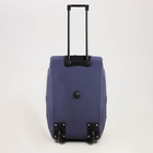 Сумка дорожная на колёсах, отдел на молнии, с увеличением, наружный карман, цвет зелёный - фото 21976819