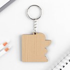 Брелок деревянный «Врач», 4,7*4,9 см - фото 24448759