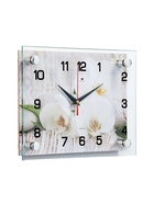 Часы настенные интерьерные «Спа. Белые орхидеи», 20×26 см - Фото 2