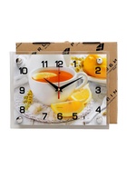 Часы настенные интерьерные «Чай с лимоном», серия: Кухня, 20×26 см, от батарейки 1×АА - Фото 6