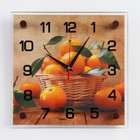 Часы настенные: Кухня, "Мандарины", 25 х 25 см - фото 10199358