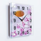 Часы настенные: Кухня, "Чай и сакура", 25 х 25 см - Фото 2