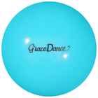 Мяч для художественной гимнастики Grace Dance, d=18,5 см, цвет голубой - Фото 3