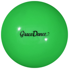 Мяч для художественной гимнастики Grace Dance, d=18,5 см, цвет салатовый - Фото 3