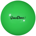 Мяч для художественной гимнастики Grace Dance, d=18.5 см, цвет салатовый - Фото 3
